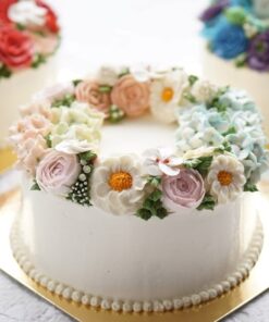 Bánh hoa trang nhã pastel